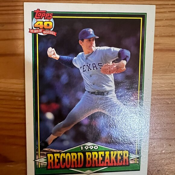 1991 Topps Baseball #6 Nolan Ryan - Picture 1 of 2